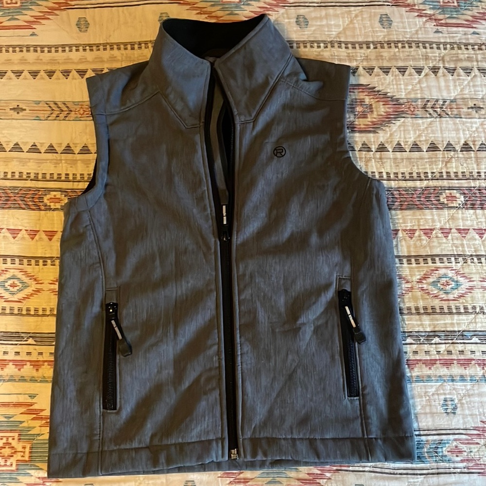 ROPER BOYS TECH SERIES GREY SOFTSHELL VEST